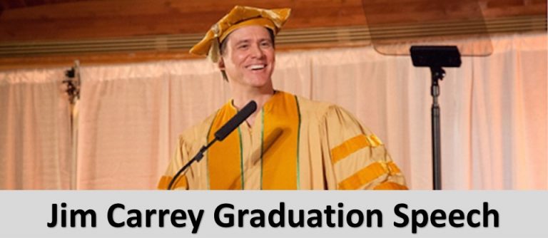 Jim carrey graduation speech fear picture
